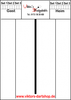 Scoreboard 60x40cm (Gast-Heim)