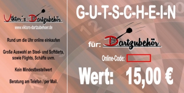 Gutschein über 15 Euro