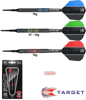 Target Vapor 8 Black Softdarts