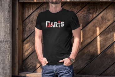 Darts mit Spieler - T-Shirt