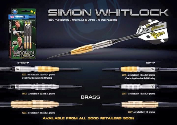 WINMAU Simon Whitlock 2016 Tungsten