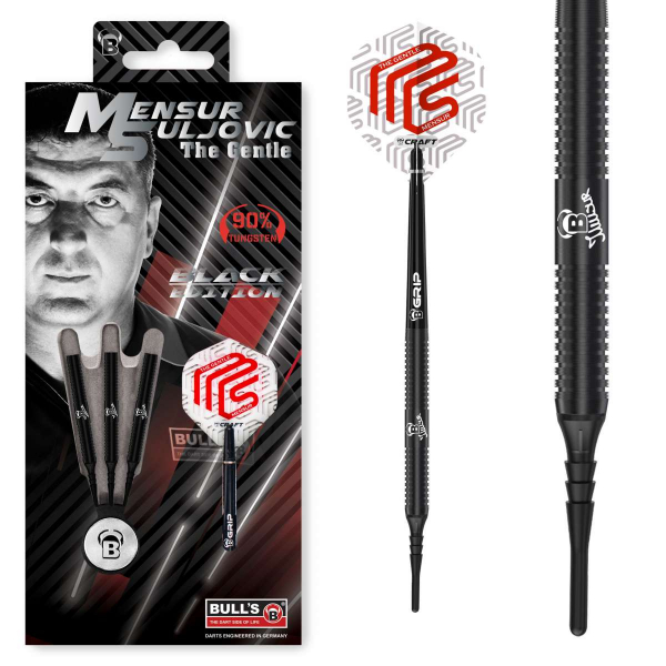 BULL'S Mensur Suljovic Black-Edition Softdarts