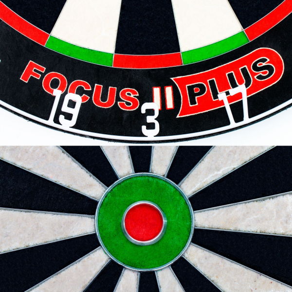 BULL'S Focus II Plus Dartboard