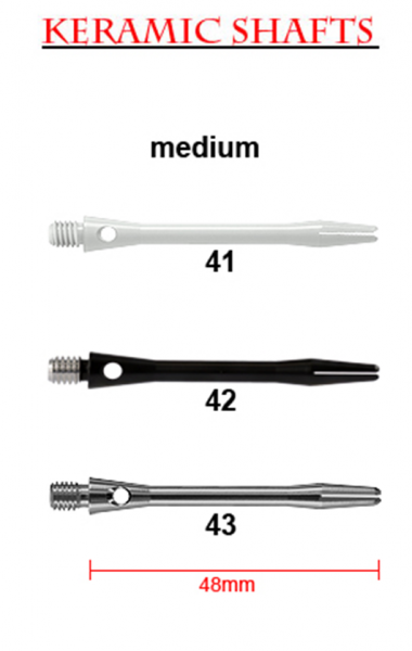 HARROWS Keramic Shafts - medium