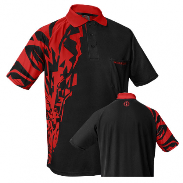 HARROWS Rapide Shirts "schwarz/rot"