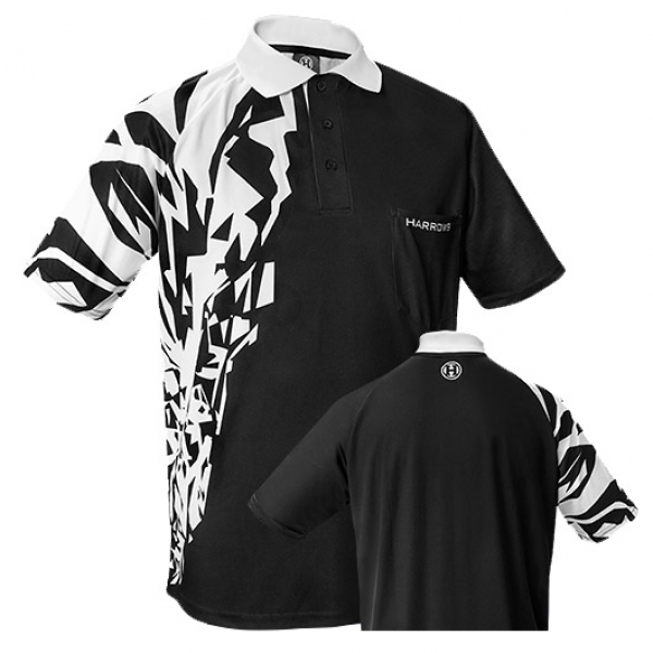 HARROWS Rapide Shirts "schwarz/weiß"