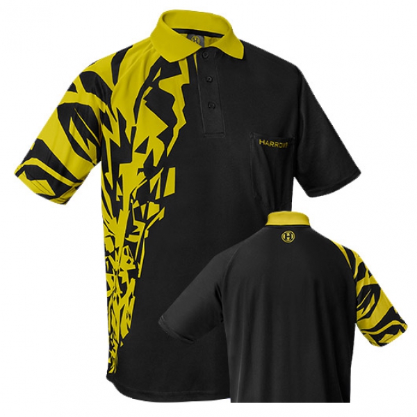 HARROWS Rapide Shirts "schwarz/gelb"
