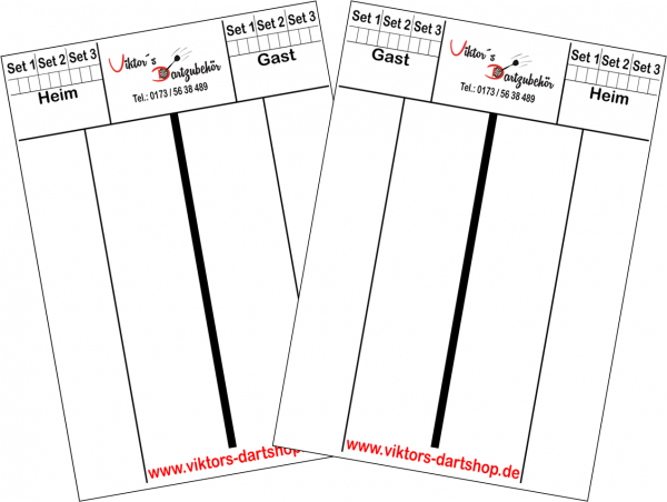 Scoreboard 60x40cm - Doppelpack