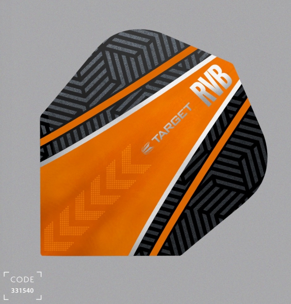 Target Raymond van Barneveld Vision Ultra - Orange-Schwarz - NO6